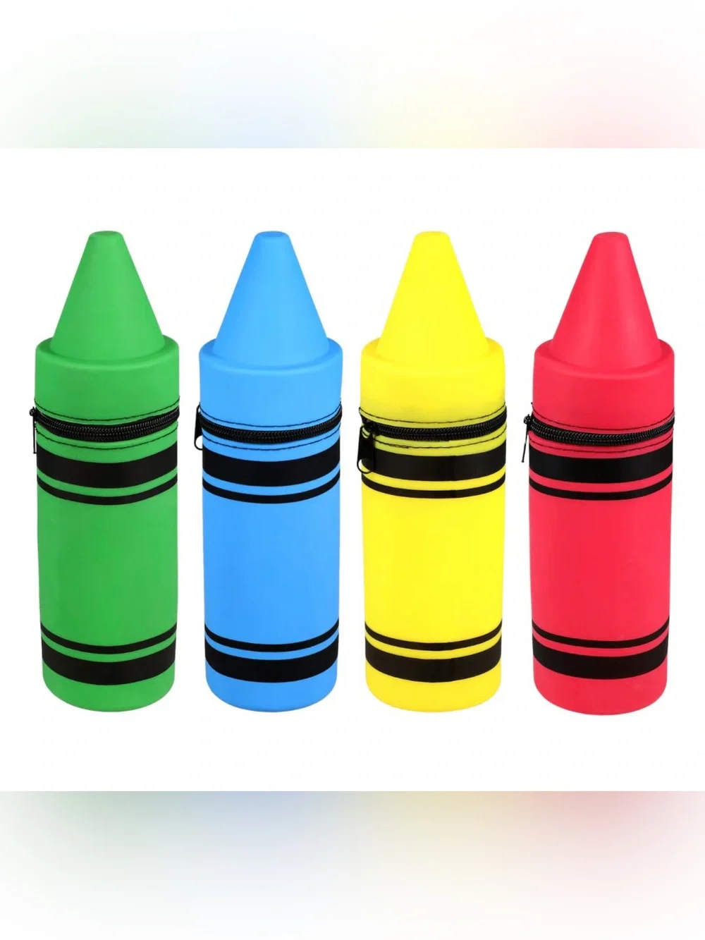 NWT Jot crayon shaped pencil pouch 4 piece set
